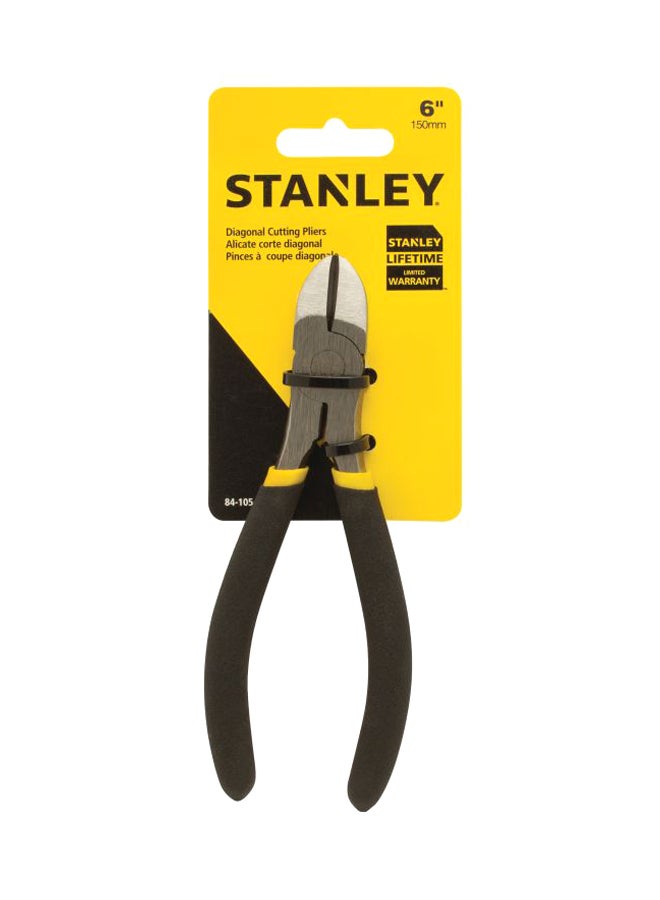 Stanley Diagonal Cutting Plier Black/Yellow 6inch Black/Yellow 6inch  - Image 3
