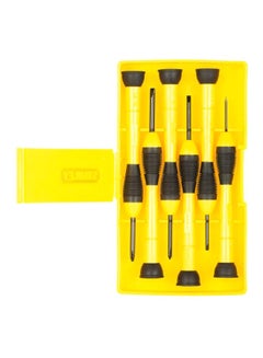 Stanley 6-Piece Precision Screwdriver Set Yellow/Black  - Image 3