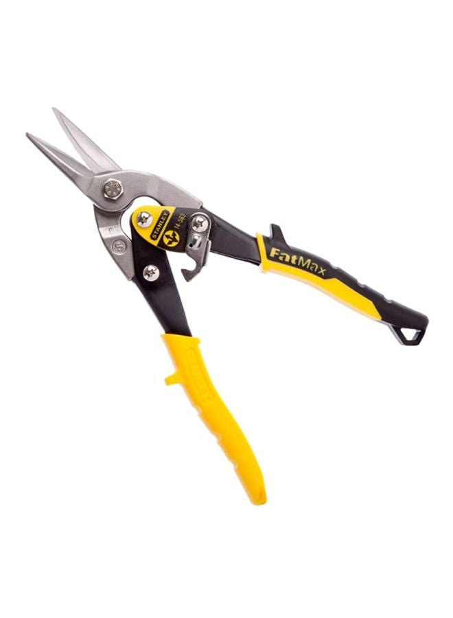 Stanley Fatmax Snips Straight Cutter Yellow/Black/Silver 250mm  - Image 2