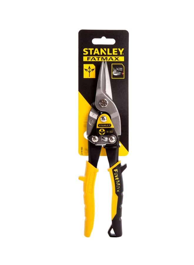Stanley Fatmax Snips Straight Cutter Yellow/Black/Silver 250mm  - Image 3