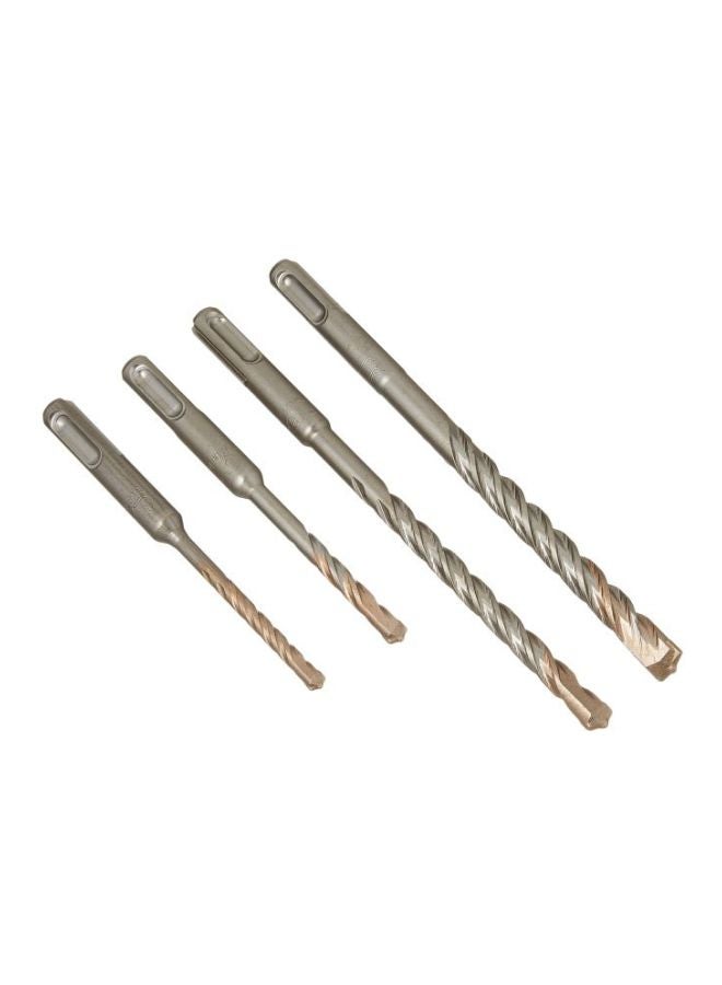 DEWALT 4-Piece SDS Plus Hammer Drill Bit Set Silver  - Image 1
