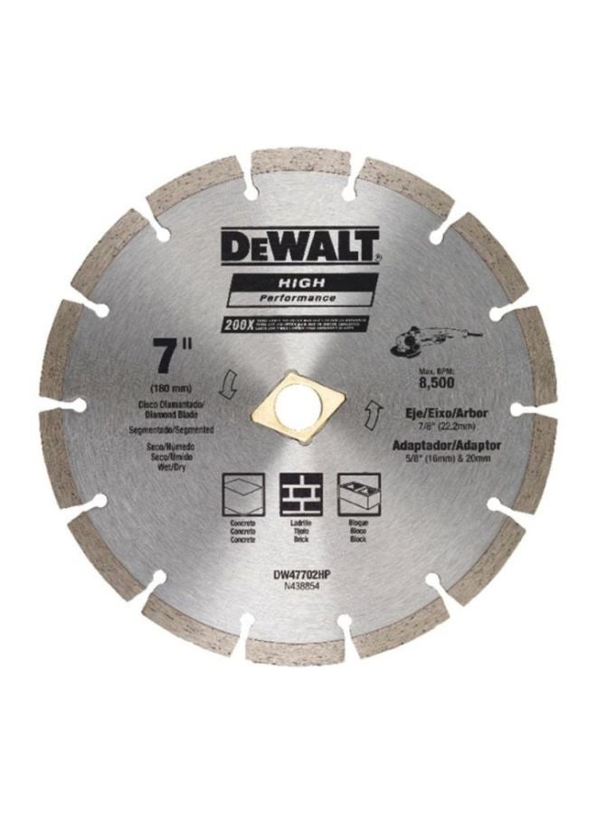DEWALT Segmented Diamond Blade Silver - Image 1