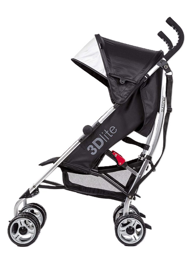 3D Lite Single Stroller - Black/Silver - v1604678722/N14444928A_8