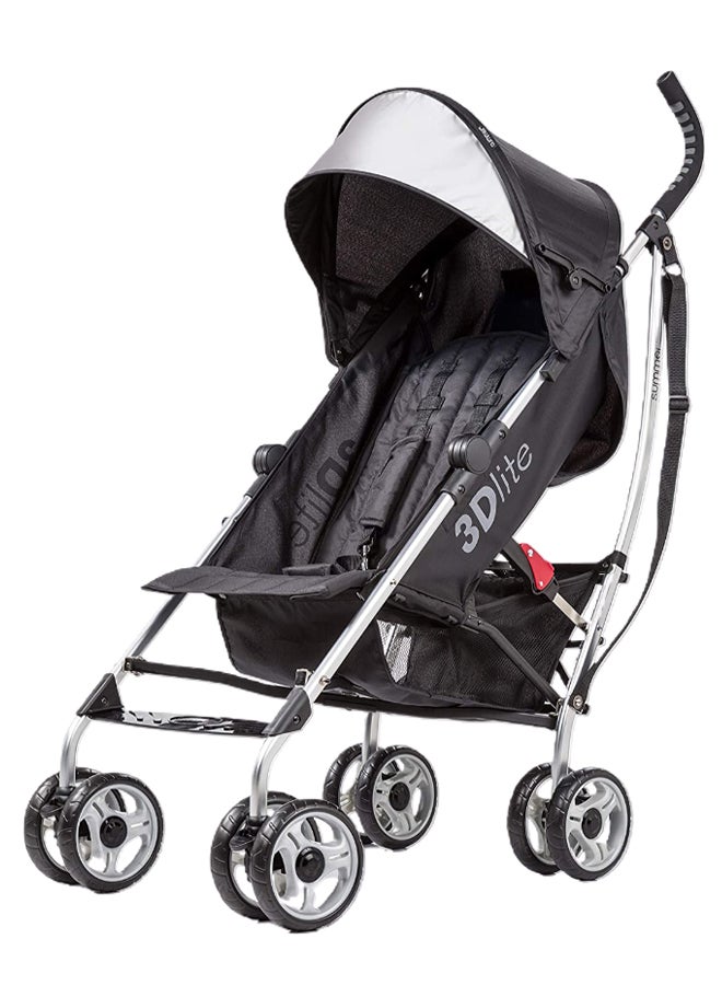 3D Lite Single Stroller - Black/Silver - v1604678724/N14444928A_9