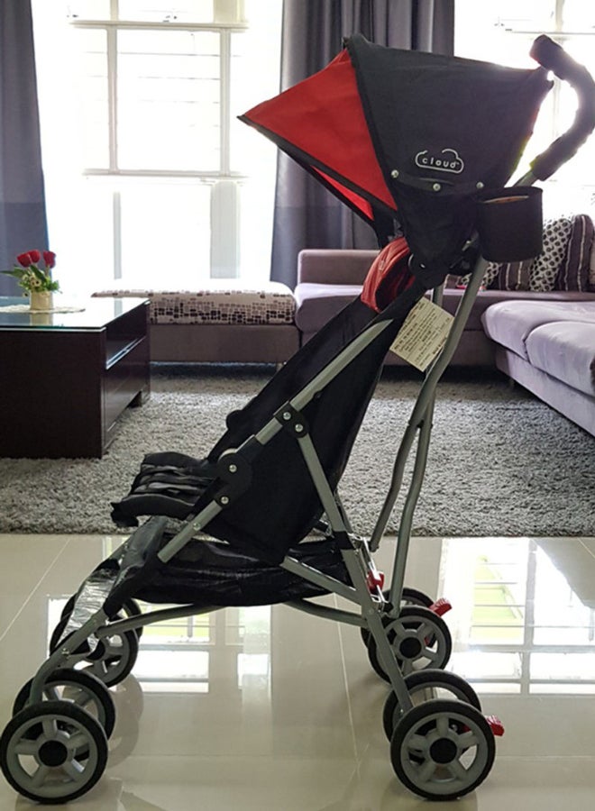 Single Stroller - Scarlet Red/Black