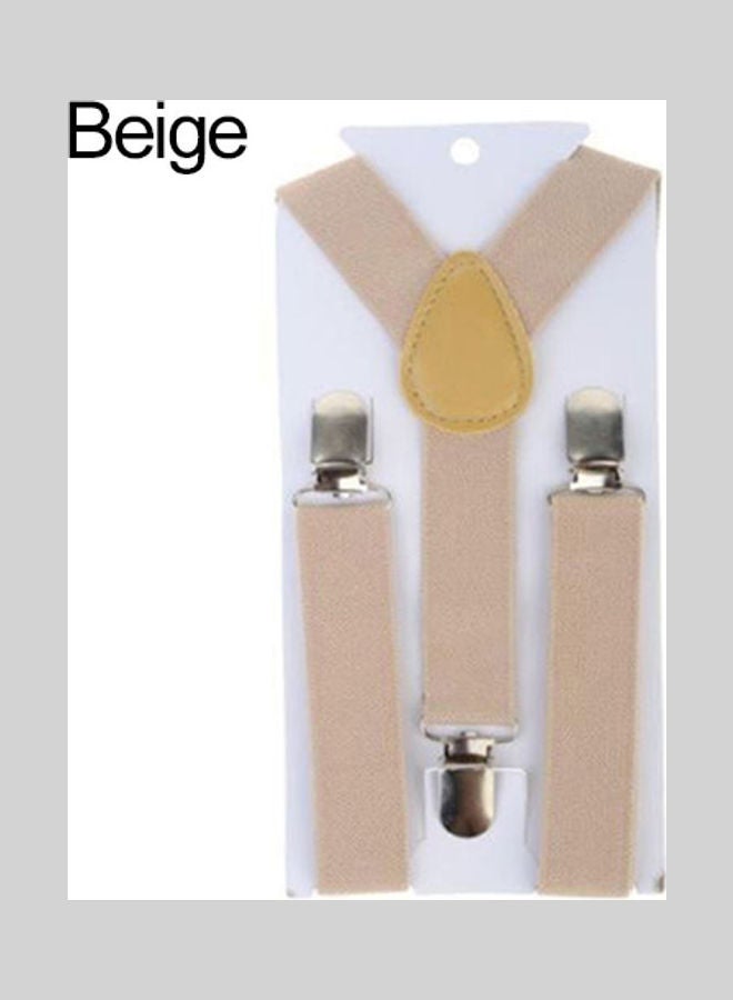 Generic Baby Girls Boys Fashion Adjustable Clip-on Y-Back Child Elastic Suspenders Khaki  - Image 5