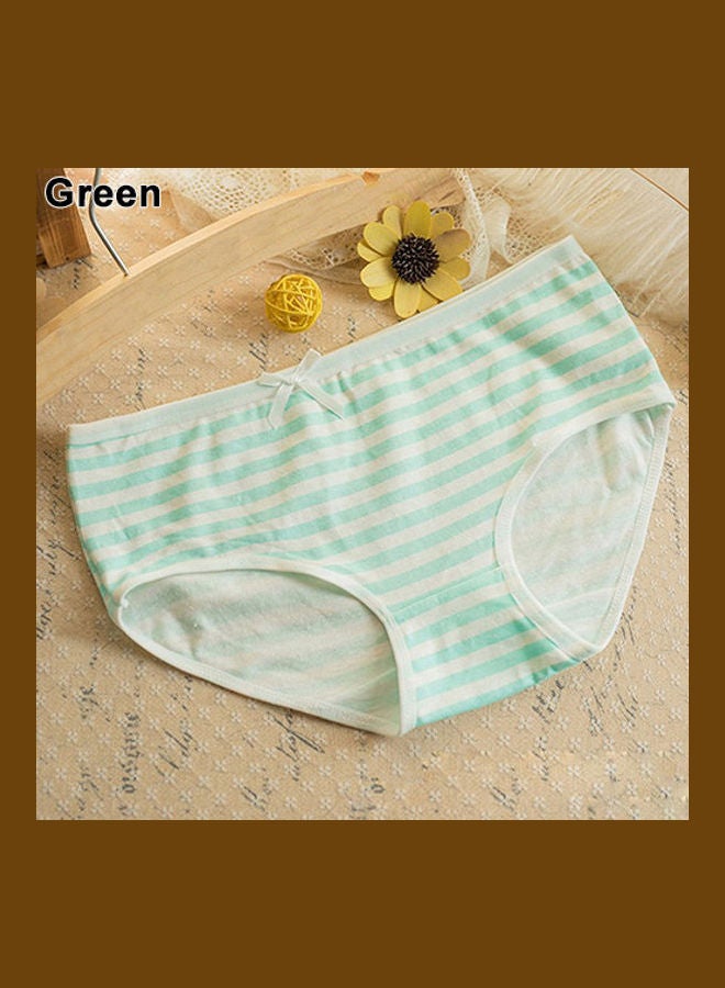 Summer Navy Style Striped Lovely Bowknot Decor Underwear Panties Briefs multicolour  - Image 1