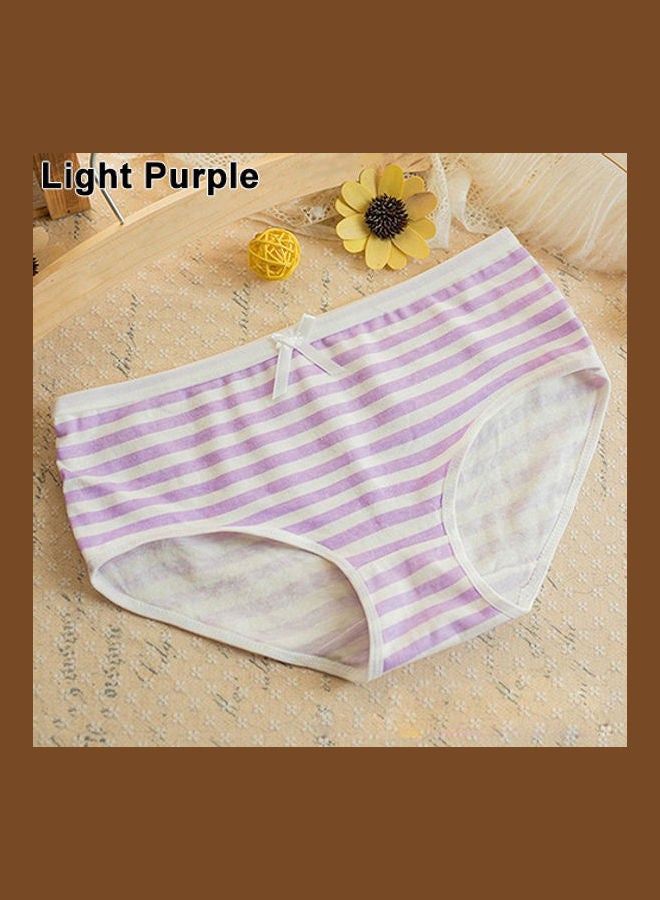 Summer Navy Style Striped Lovely Bowknot Decor Underwear Panties Briefs multicolour  - Image 1