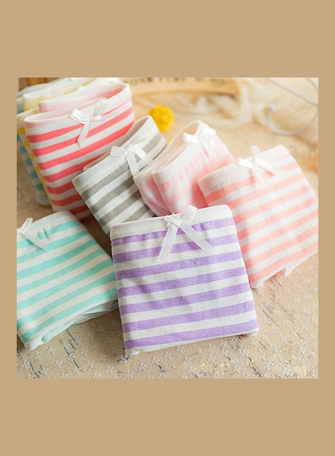 Generic - Summer Navy Style Striped Lovely Bowknot Decor Underwear Panties Briefs multicolour - Image 1