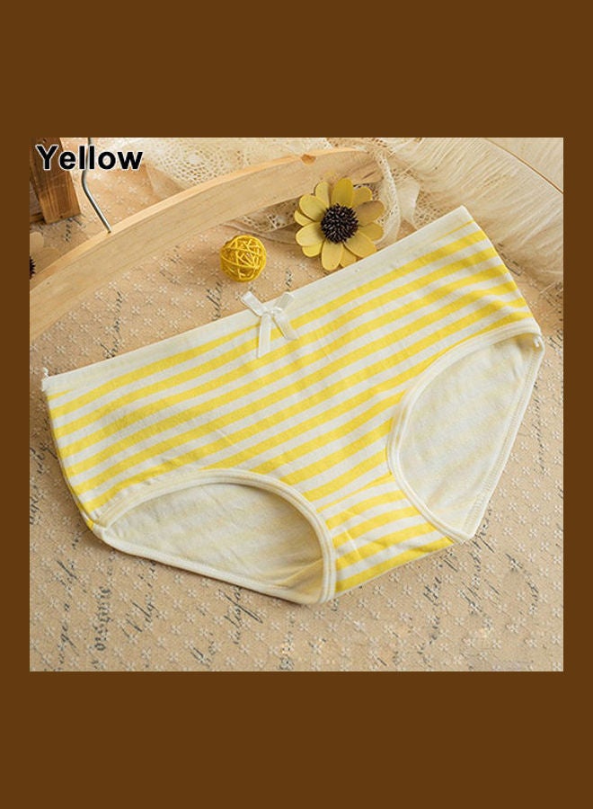 Summer Navy Style Striped Lovely Bowknot Decor Underwear Panties Briefs multicolour  - Image 1