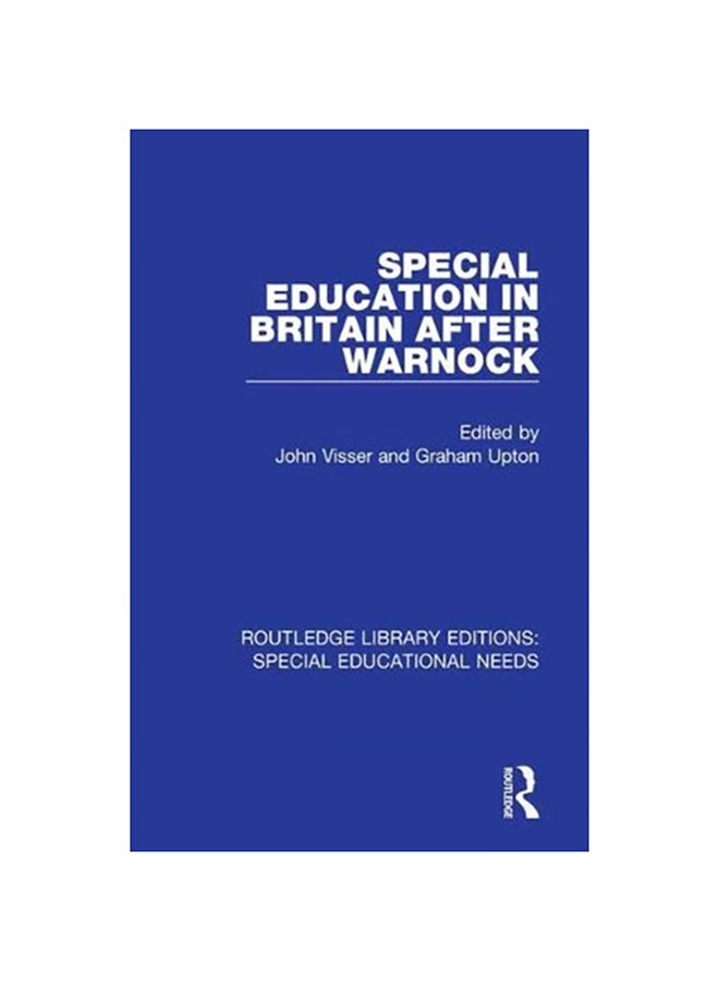 Special Education In Britain After Warnock paperback english - 2020 
