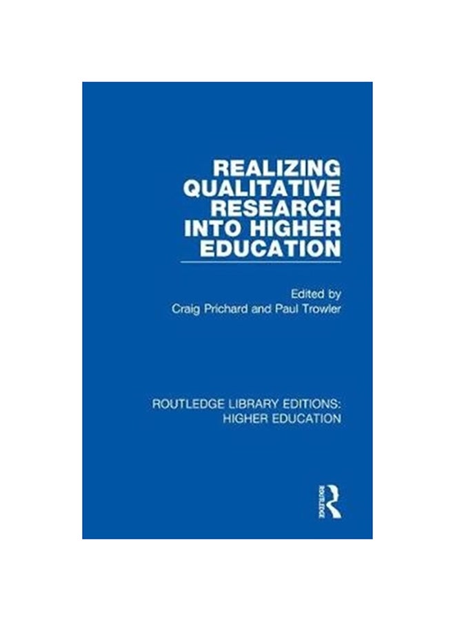 Realizing Qualitative Research Into Higher Education paperback english - 2020 