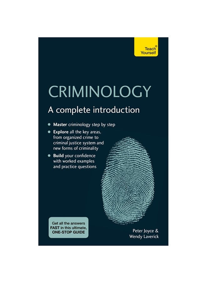 Criminology A Complete Introduction Teach Yourself paperback english - 2020 