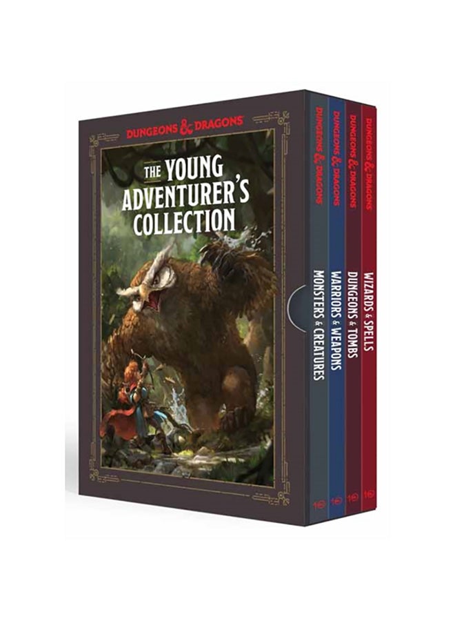 The Young Adventurer's Collection [dungeons & Dragons 4-Book Boxed Set]: Monsters & Creatures, Warriors & Weapons, Dungeons & Tombs, and Wizards & Spe Paperback English by Jim Zub - 38545 