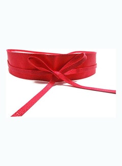 Fashionable Bowknot Belt Red