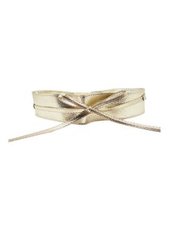 Fashionable Bowknot Belt Gold