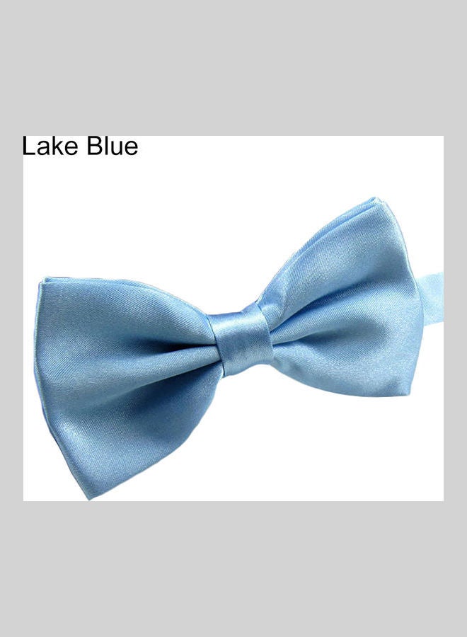 Adjustable Wedding Bow Tie Lake Blue