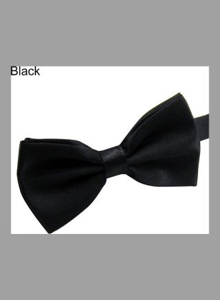 Adjustable Wedding Bow Tie Black - v1604682012/N41794886V_1