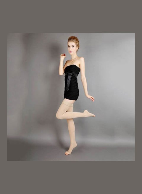 Pair Of Ultrathin Stockings Beige