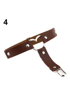 Heart Shape Buckle Belt Coffee