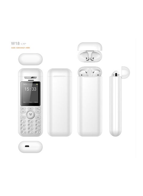 HVV Wireless In-Ear Earbuds With Mic white