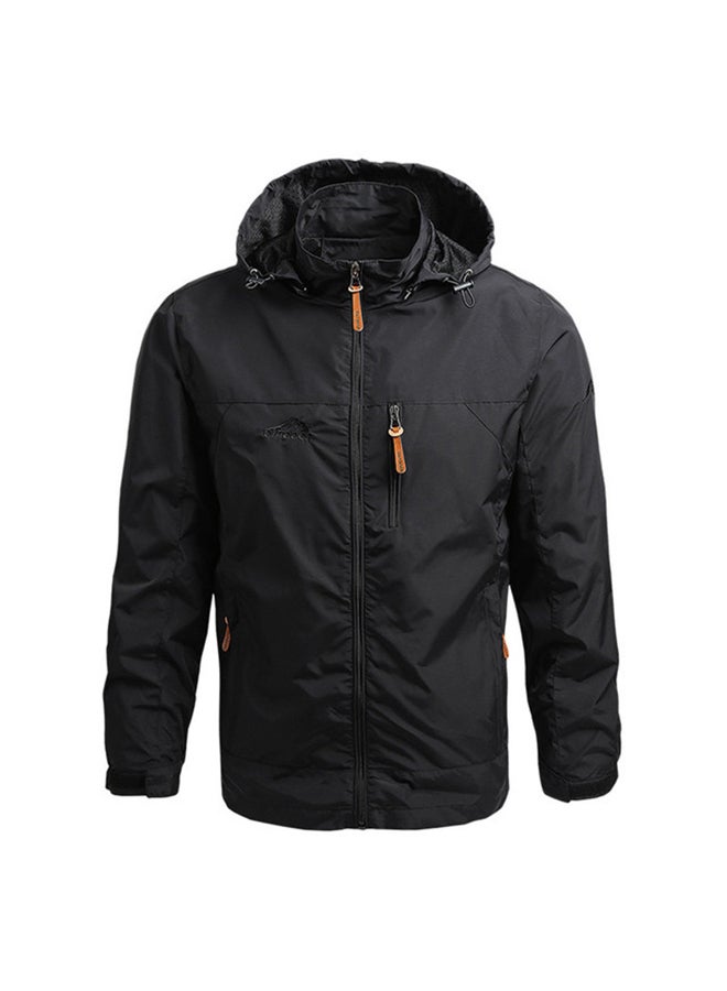 2020 mountaineering stormsuit windbreaker Men's outdoor sports jacket black - Image 1