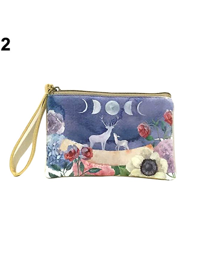 Women Mini Cute Elephant Elk Whale Cat Printed Handbag Coin Purse Phone Bag 2#  - Image 1