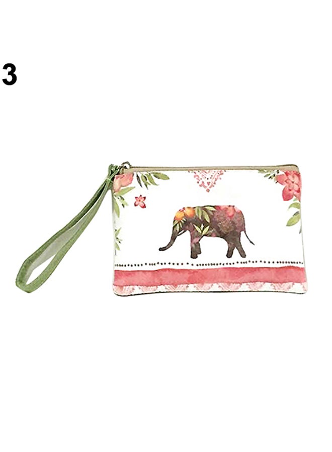 Women Mini Cute Elephant Elk Whale Cat Printed Handbag Coin Purse Phone Bag 3#  - Image 1