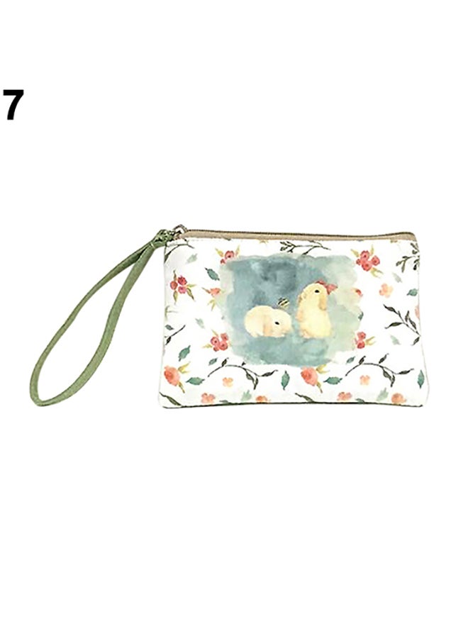 Women Mini Cute Elephant Elk Whale Cat Printed Handbag Coin Purse Phone Bag 7#  - Image 1