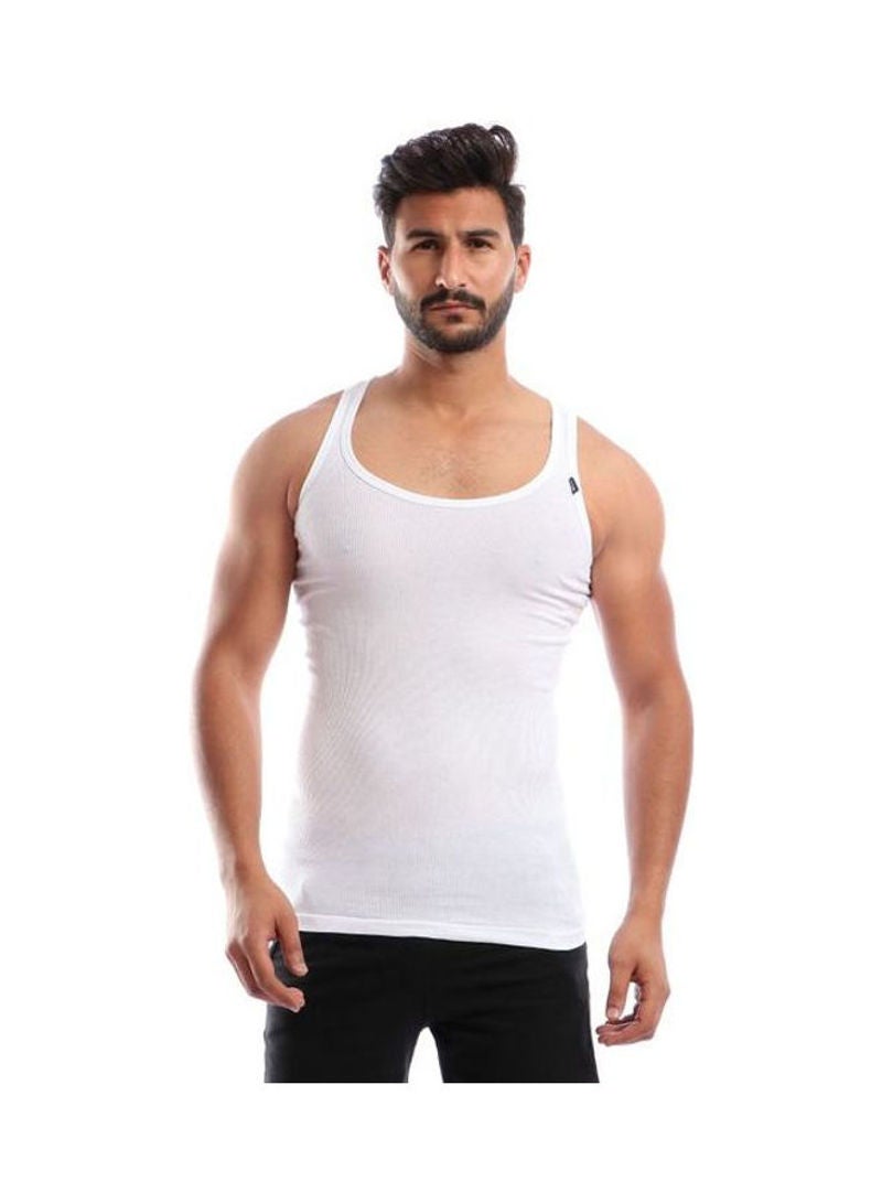 COTTONIL - 3-Piece Cotton Scoop Neck Sleevless Tank Top Undershirts Multicolour - Image 1