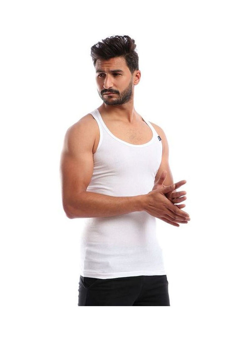 COTTONIL - 3-Piece Cotton Scoop Neck Sleevless Tank Top Undershirts Multicolour - Image 1
