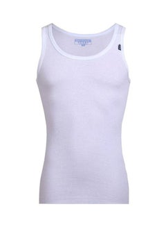 COTTONIL 6-Piece Dirby Sleeveless Tank Top Undershirts Set White  - Image 3