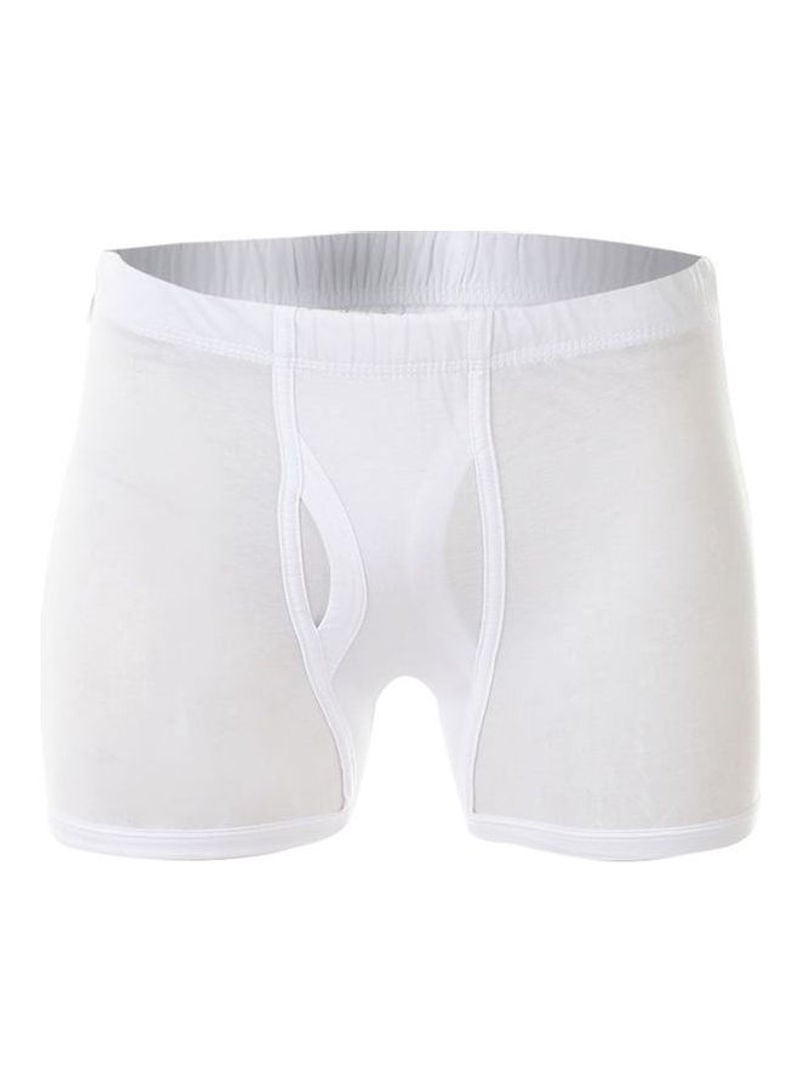 embrator 3-Piece Cotton Boxers Underware Set White  - Image 2