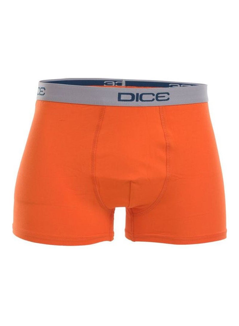 DICE 6-Piece Cotton Boxers Underware Set Orange/Grey/Burgundy  - Image 2