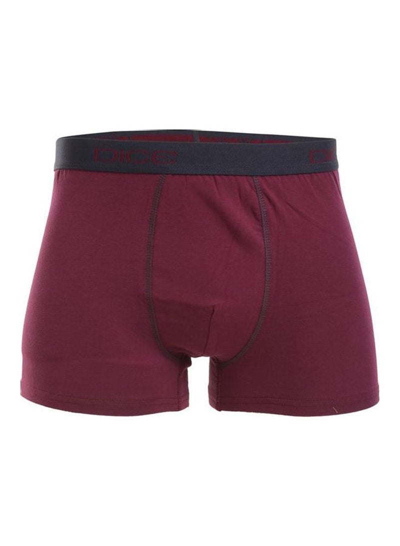 DICE 6-Piece Cotton Boxers Underware Set Orange/Grey/Burgundy  - Image 4