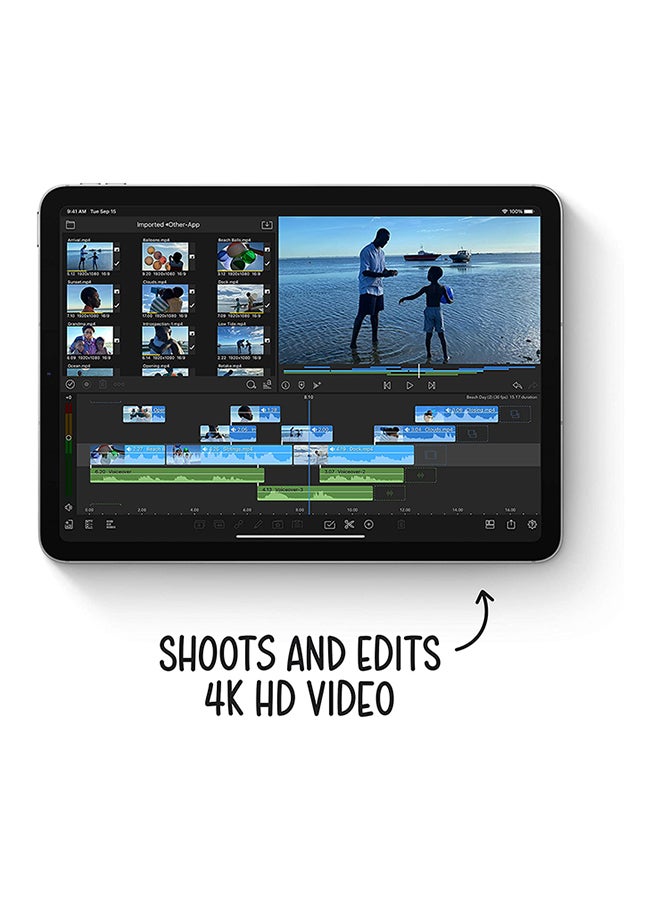 Apple iPad Air - 2020 (4th Generation) 10.9inch 256GB WiFi Sky Blue with Facetime - International Specs - Image 4