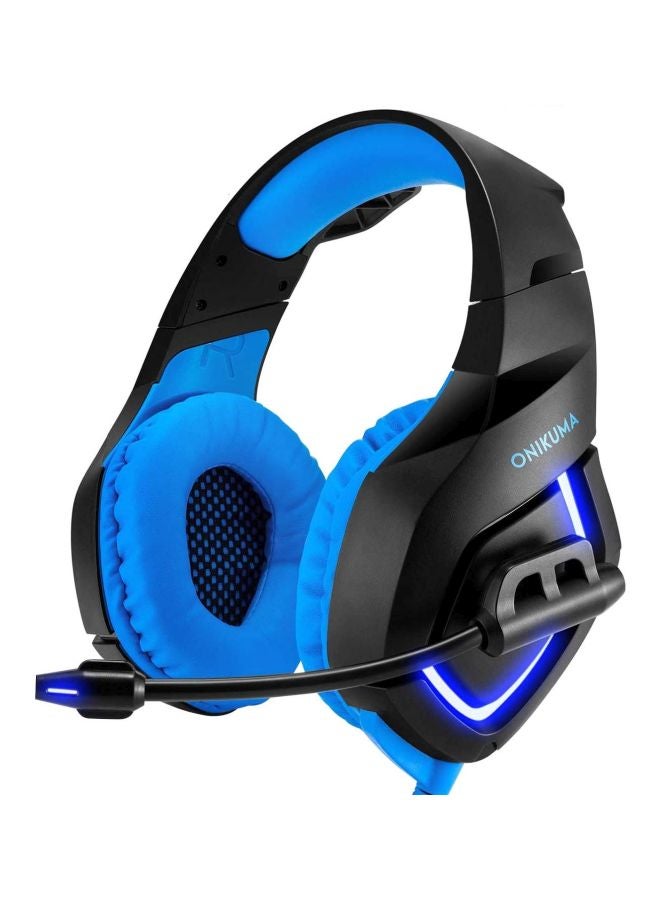 أونيكوما سماعات رأس K1-B للألعاب فوق الأذن مع ميكروفون لجهاز PS4/PS5/XOne/XSeries/NSwitch/PC - سلكية - Image 2