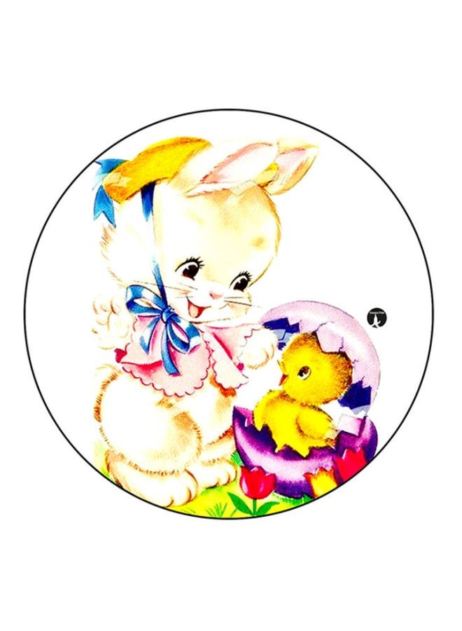 BP Cat And Chic Printed Round Mousepad Multicolour
