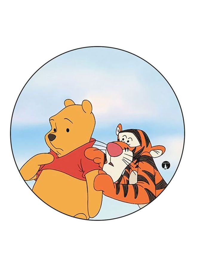 BP Winnie The Pooh Printed Round Mousepad Multicolour