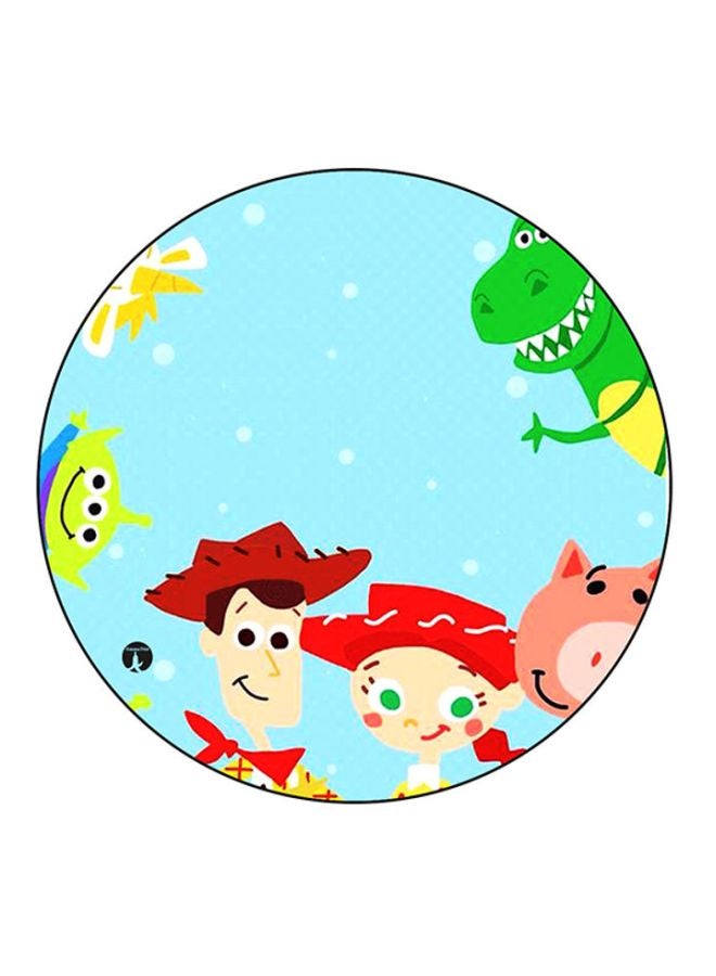 لوحة ماوس دائرية مُزينة بطبعة مستوحاة من ديزني متعدد الألوان