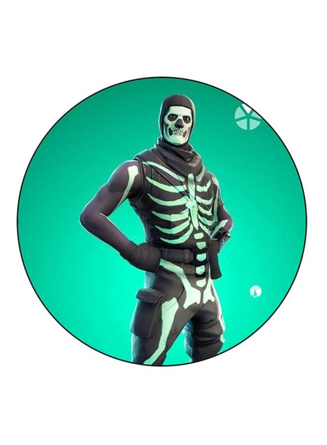 BP Printed Round Mousepad Green/Black/White