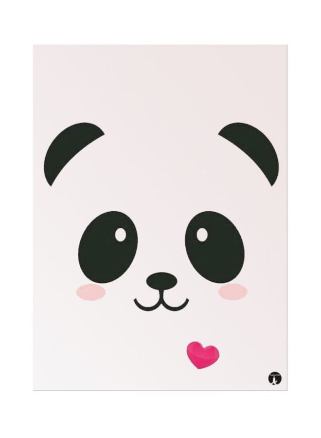 BP Panda Printed Mousepad Pink/Black/White