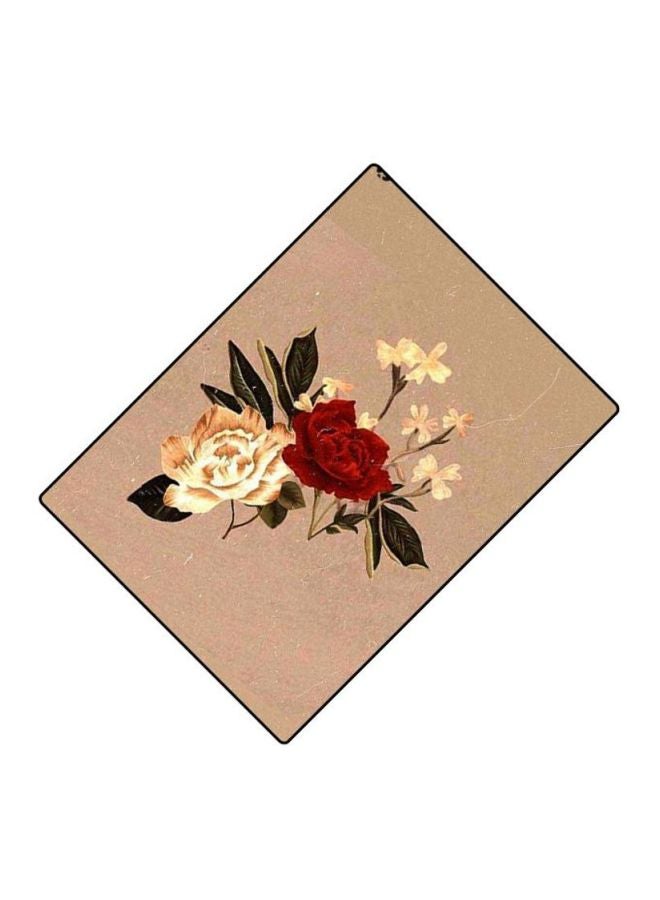 BP Roses Printed Anti-Slip Mousepad Brown/Red/Black - Image 2