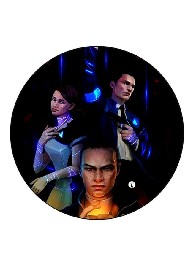 BP Video Game Detroit Become Human Print Mouse Pad Black/Blue/Beige