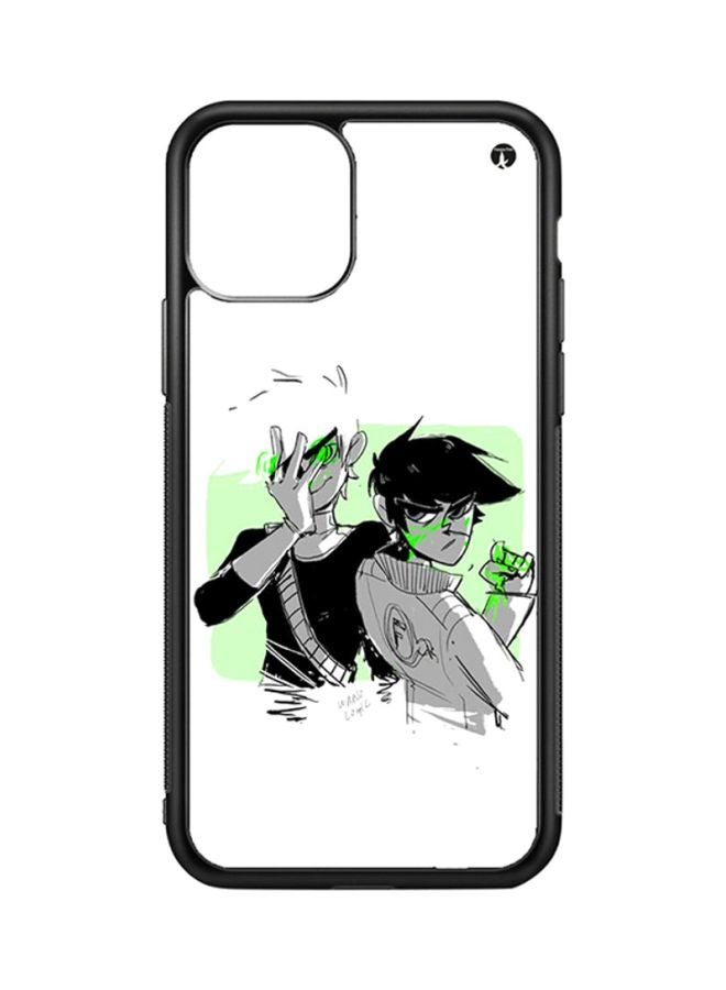 بي بي غطاء حماية واقٍ لهاتف أبل آيفون 11 برو ماكس أبيض/ أسود/ أخضر