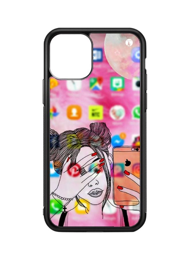 BP Protective Case Cover For Apple iPhone 11 Pro Max A Girl (Black Bumper)