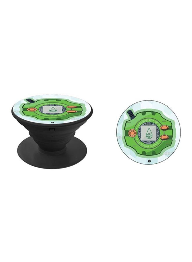 BP Pop Up Expanding Phone Grip Holder Green/Black/White