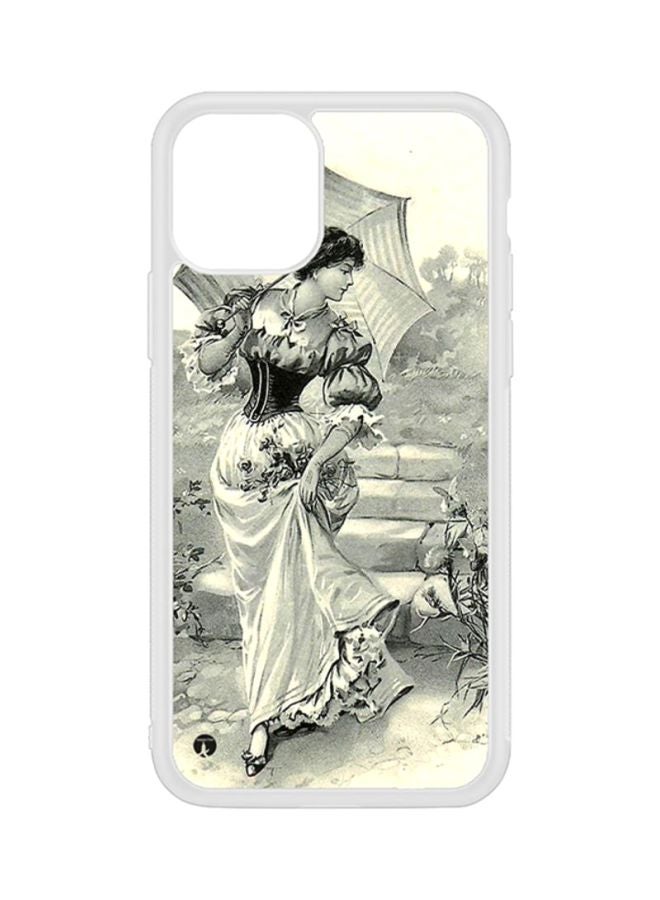 بي بي غطاء حماية واقٍ لهاتف أبل آيفون 11 برو ماكس أوف وايت/رمادي/أسود