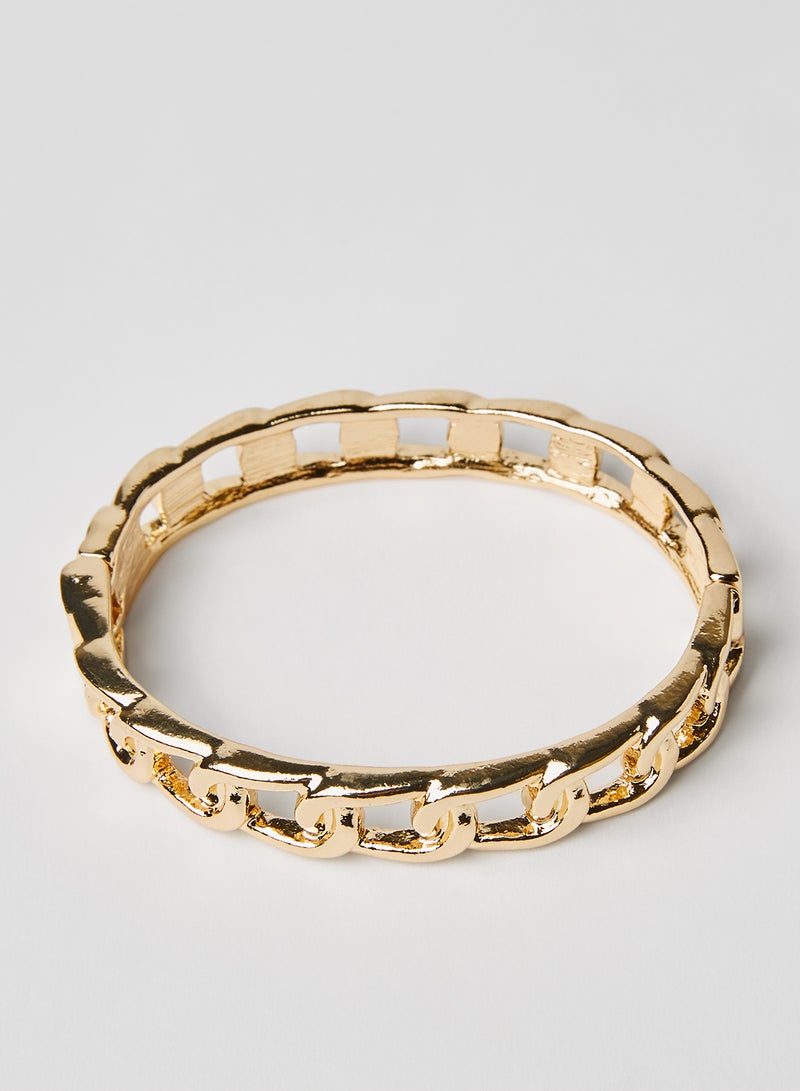 VERO MODA Minna Big Chain Bangle Bracelet  - Image 1