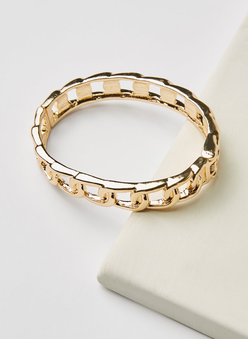 VERO MODA Minna Big Chain Bangle Bracelet  - Image 4